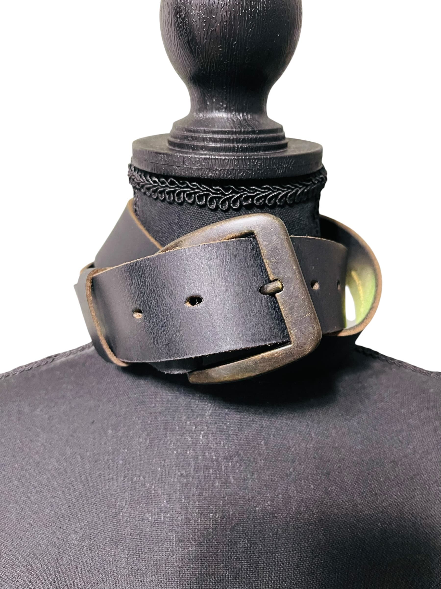3D Leather Western Cowboy Belt