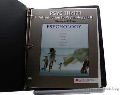 Psychology Canadian Fourth Edition Textbook by Schacter, Gilbert, Nock, Johnsrud
