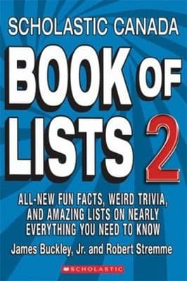 Book of Lists 2 by James Buckley Jr. and Robert Stremme