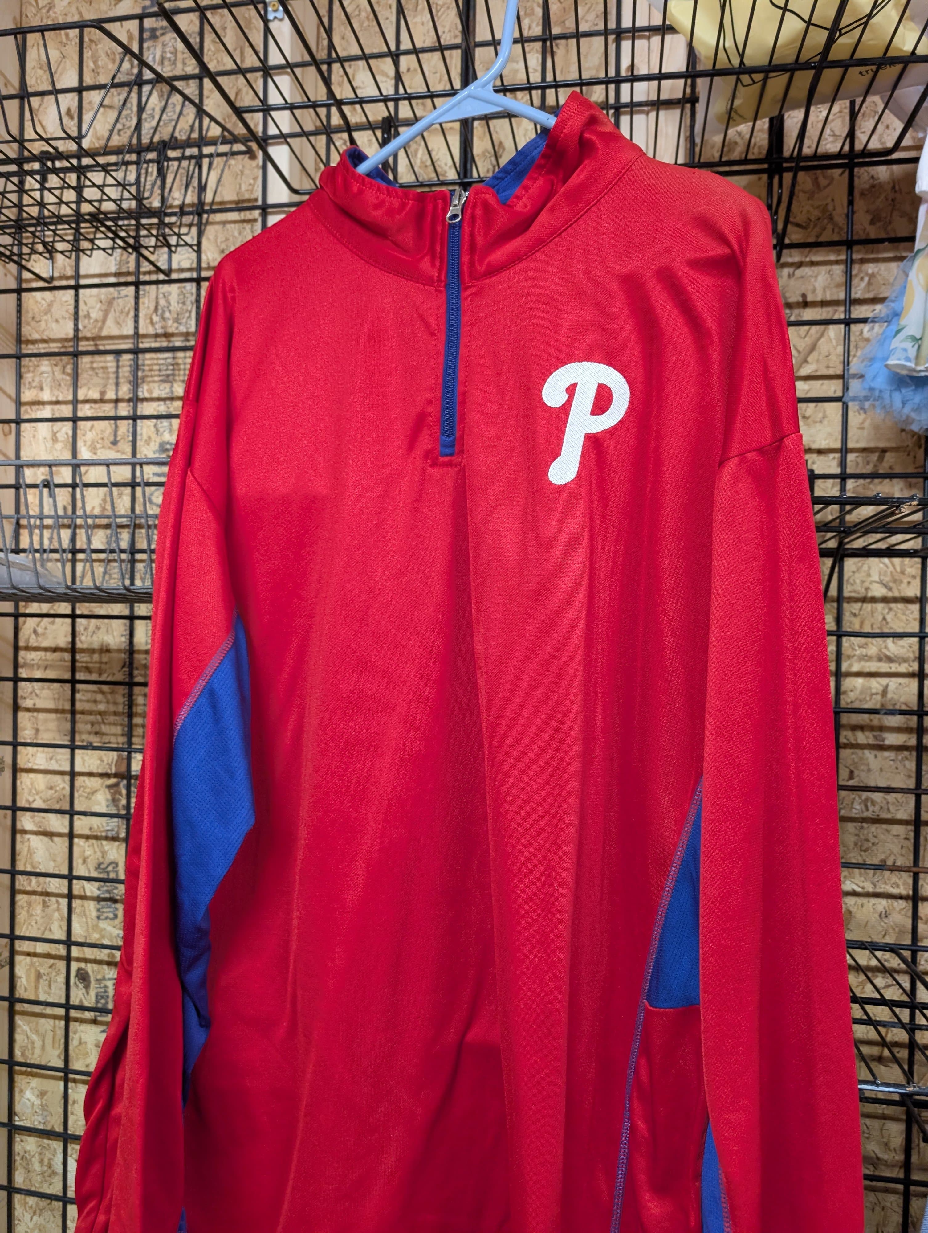 MLB Genuine Merchandise Red Pullover 2XLT