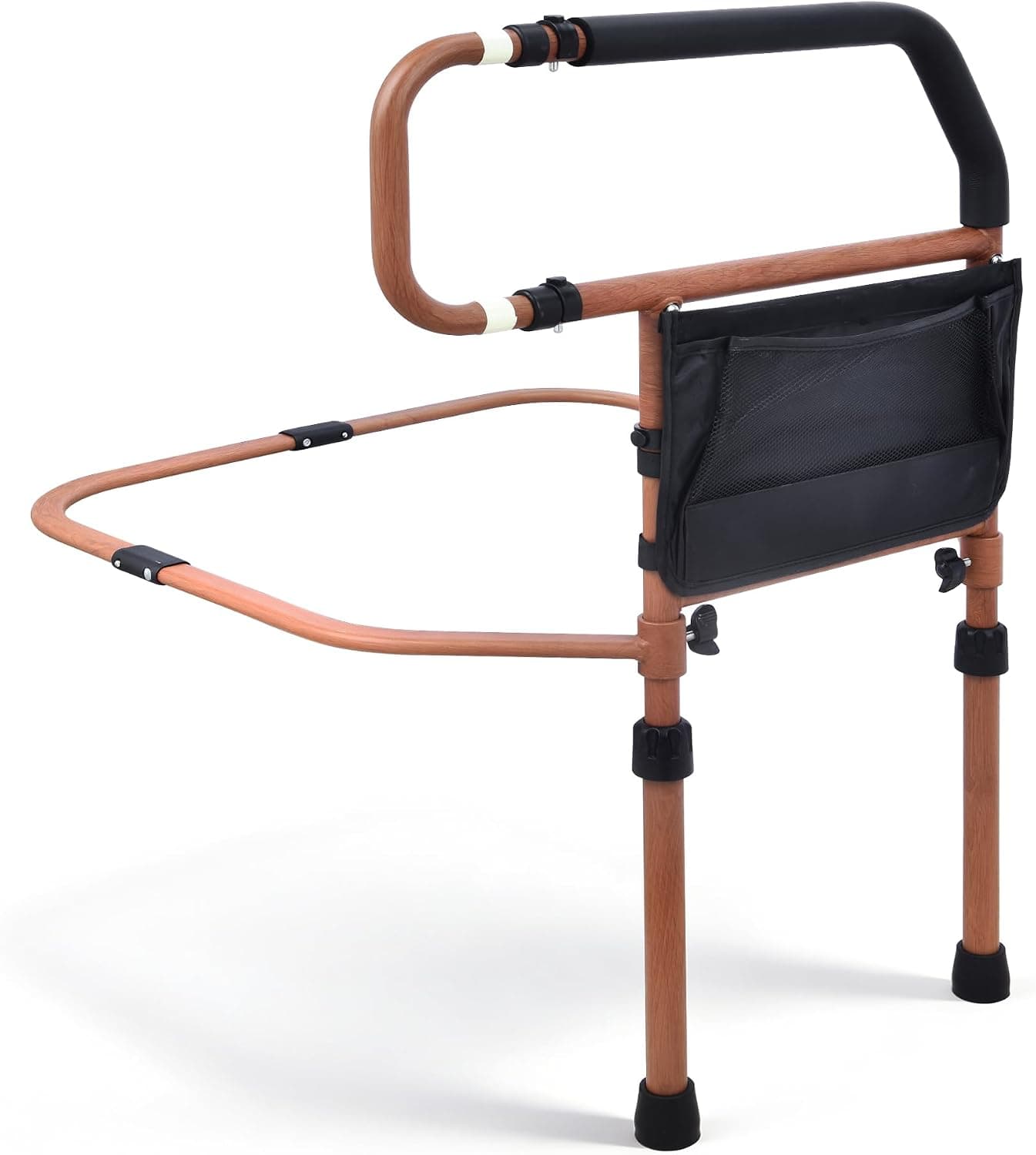 Adjustable Bed Rail with Storage Pouch