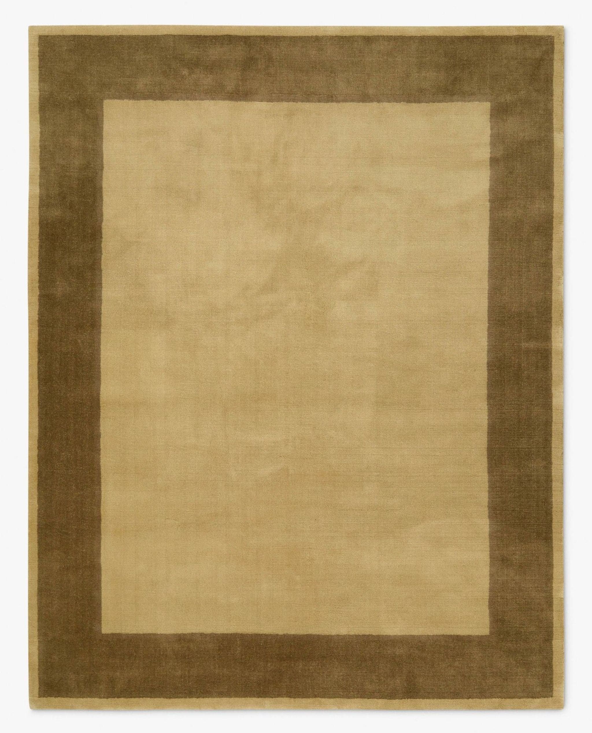 Lulu and Georgia Deller Modern Beige and Brown Wool Area Rug