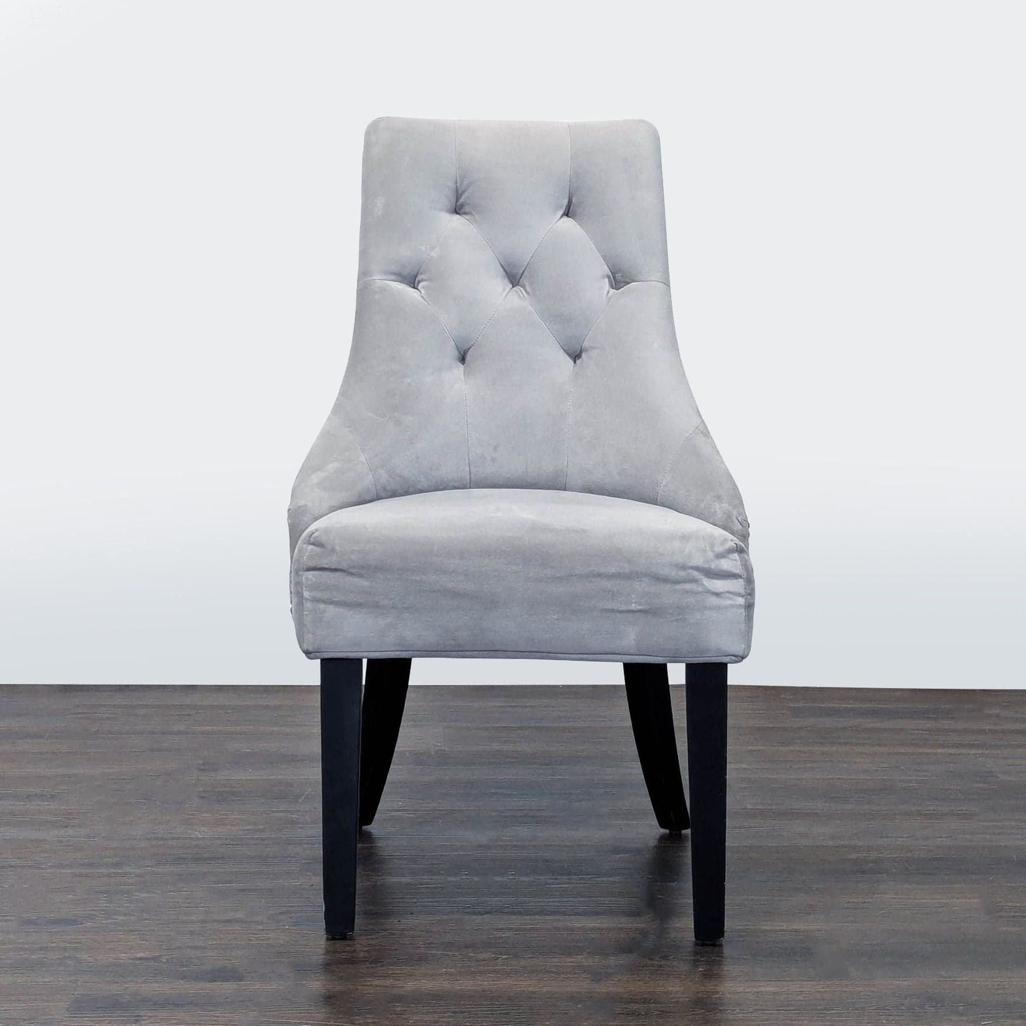 World Market Tufted Back Dining Chair with Nailhead Trim