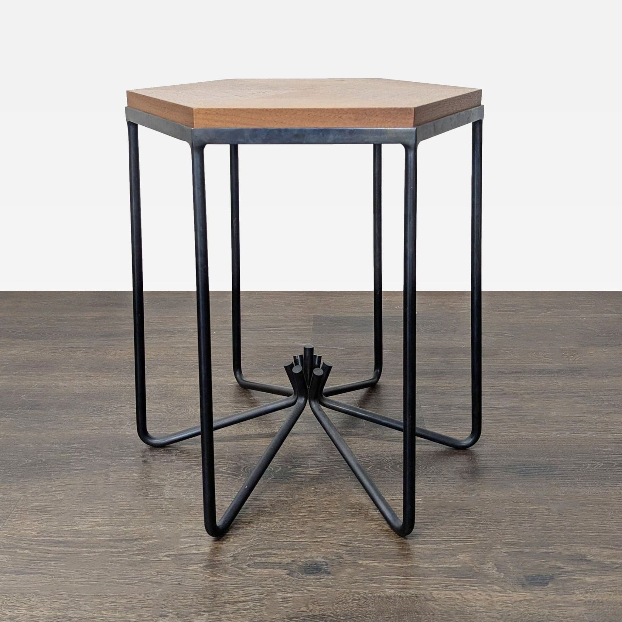 Hexagon Top Side Table