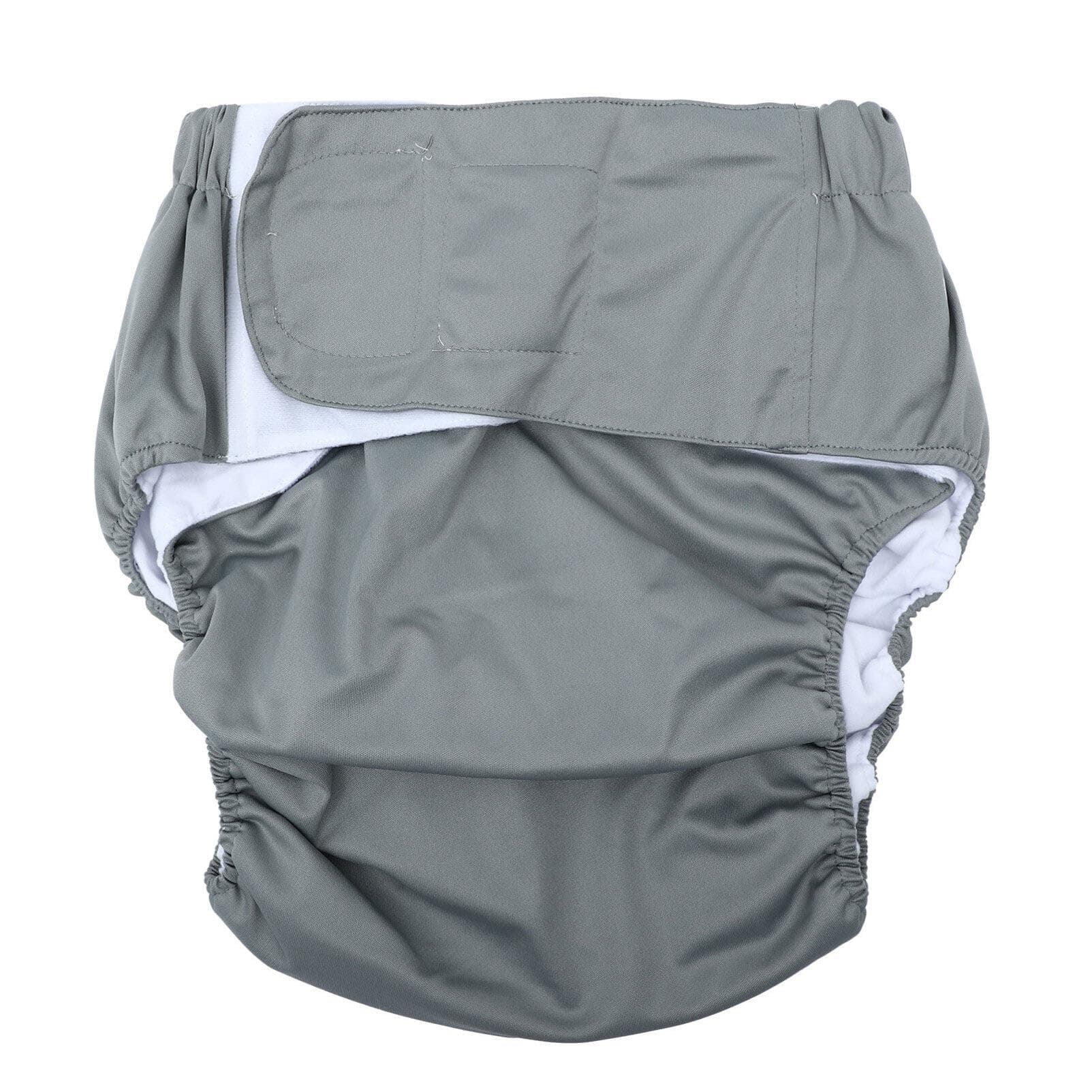 Gray Adult Cloth Diaper Leakproof