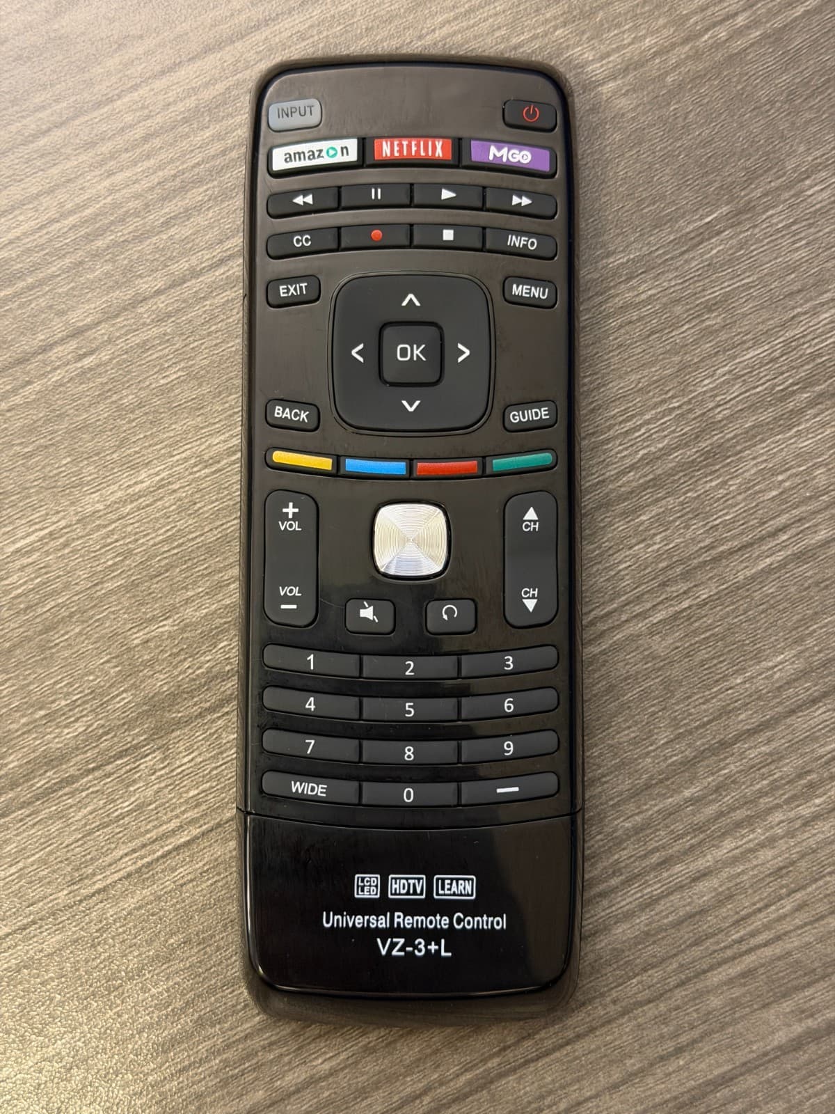 Vizio Universal Remote Control VZ-3+L Smart TV Replacement New