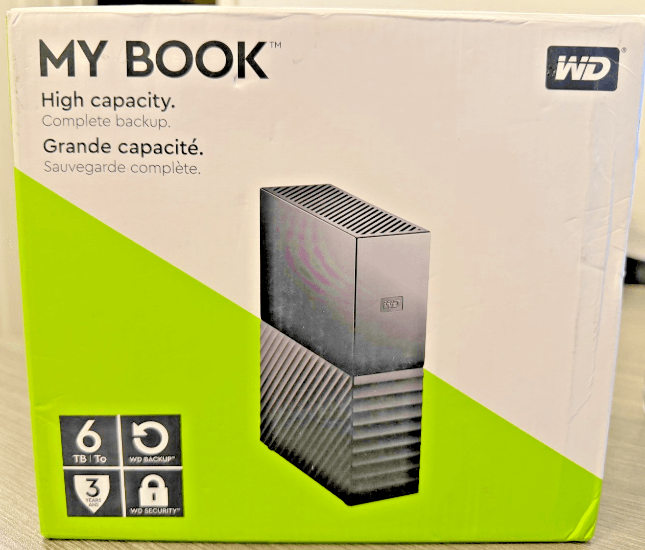WD My Book Premium Storage 6TB USB 3.0 External Hard Drive WDBFJK0060HBK-NESN