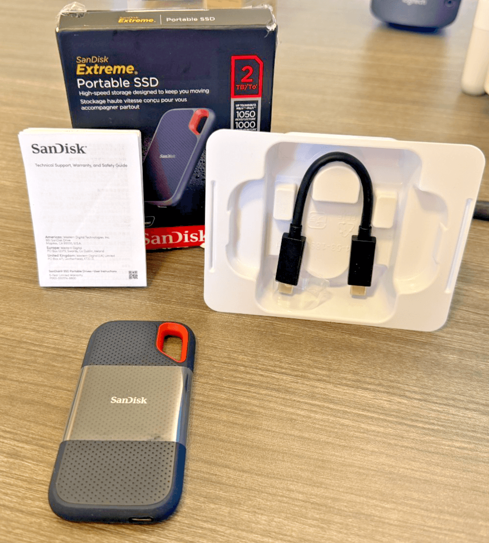 SanDisk Extreme Portable SSD - 2 TB