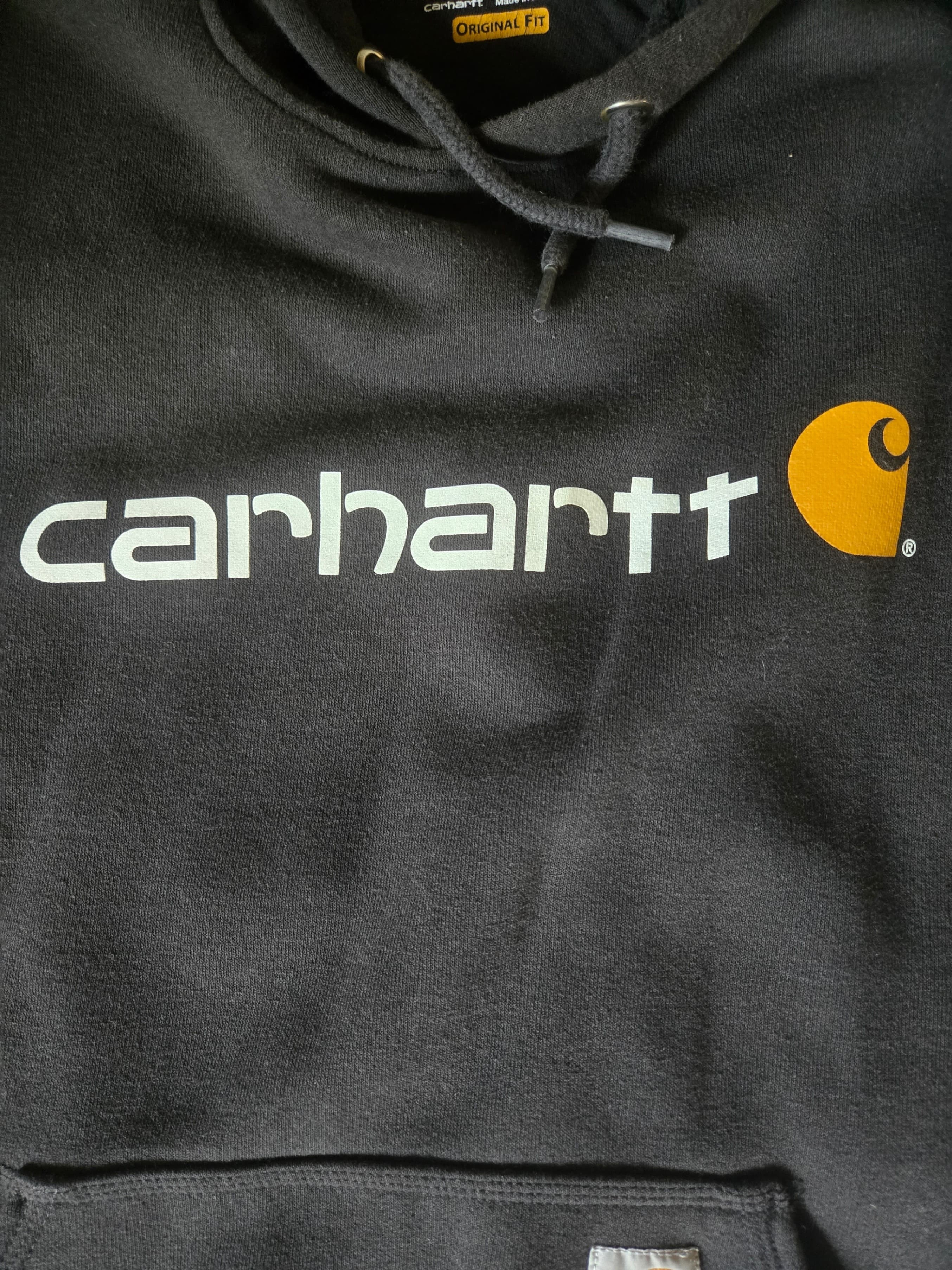 Carhartt Original Fit Hoodie Black Size L