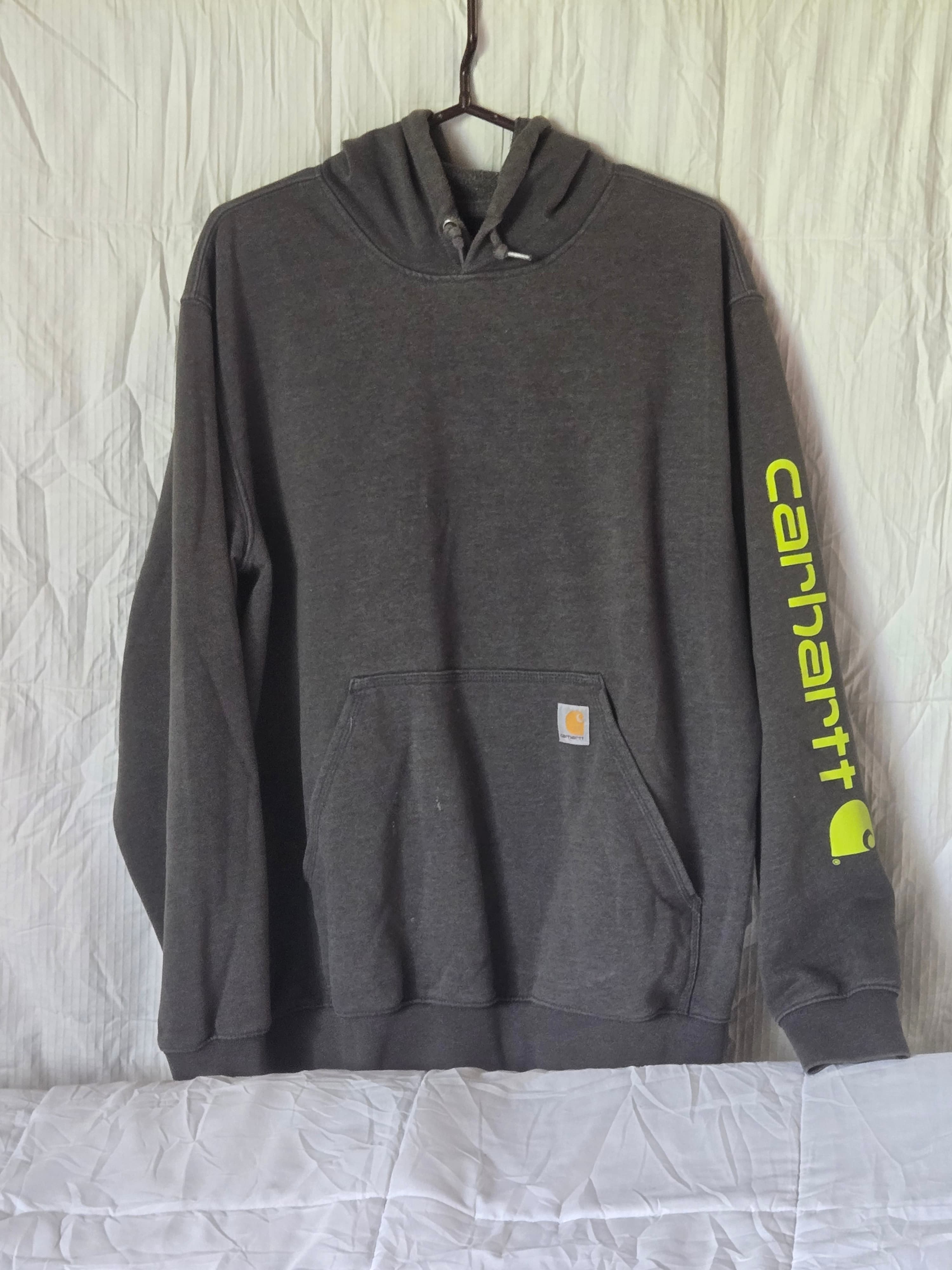 Carhartt Loose Fit Hoodie Large Gray