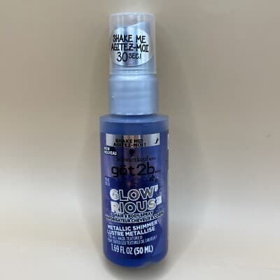 Schwarzkopf Got2b Glow Rious Hair & Body Spray Blue 1.7 Ounce