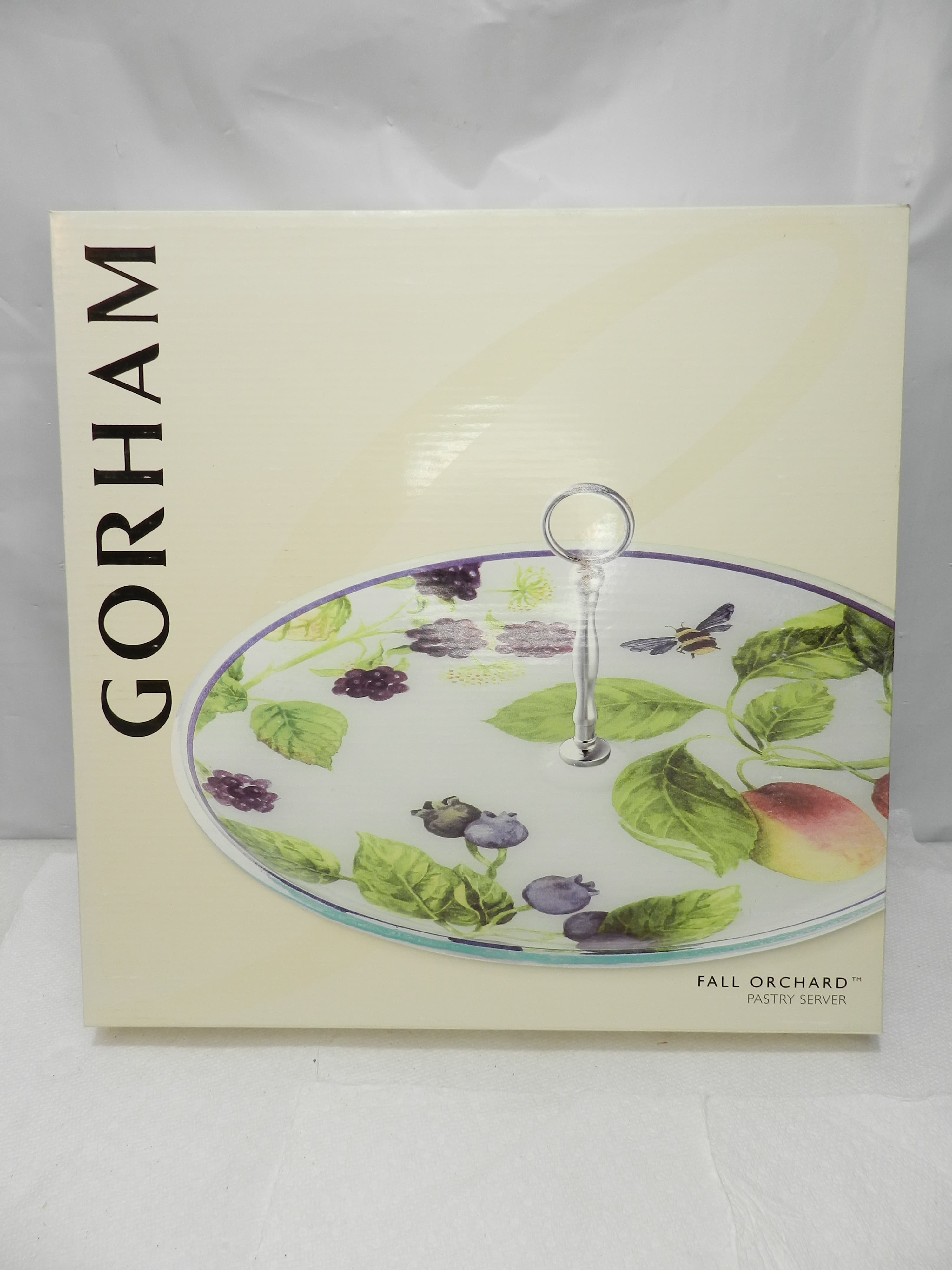 Gorham Fall Orchard Pastry Server 10.75" Crystal (N21J)