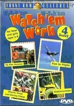 VHS Watch'em Work Wheels, Wings, And Moving Things And Kidstruction