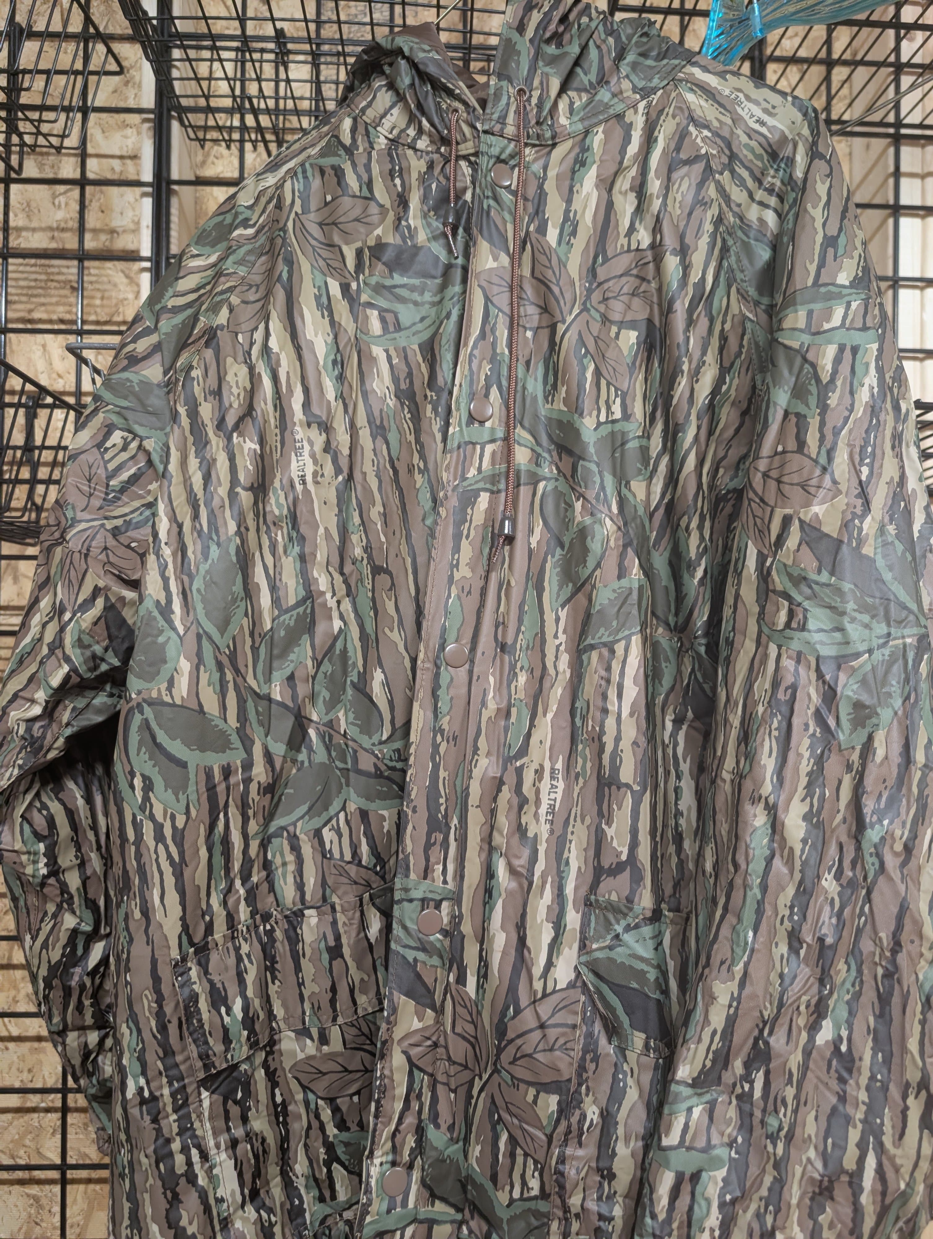 Realtree XL Lined Rain Coat Camouflage
