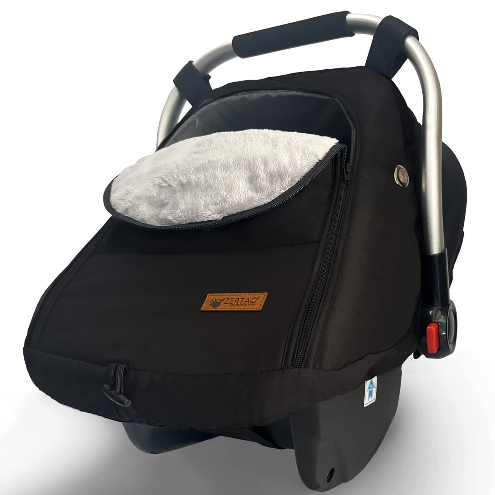 Black ZERTAO Infant Car Seat Cover