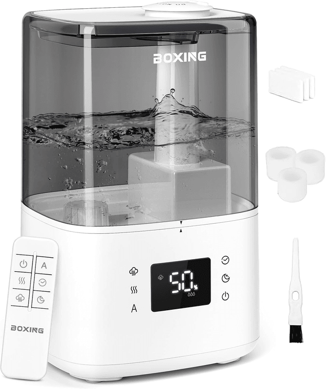 Warm and Cool Mist Humidifiers for Bedroom Large Room Home,Air Humidifier With