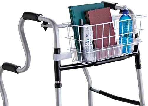 HealthSmart Universal Walker Basket White