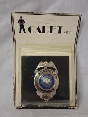Cadet MFG. Security Officer Badge Pin. State Or Louisiana