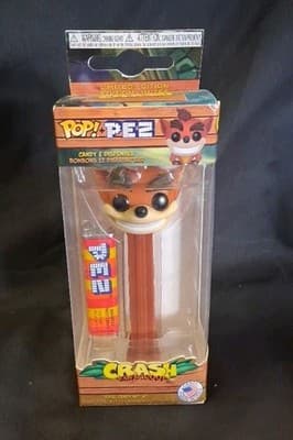 Funko POP Pez Dispenser Crash Bandicoot Official Video Game Toy Playstation New