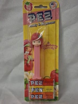 Strawberry Shortcake Factory Sealed Pez dispenser from 2012-Blister card dented