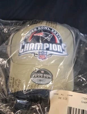 New England Patriots Super Bowl XXXIX Champions Reebok Baseball Cap NIP