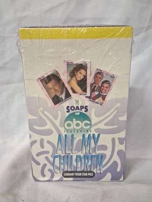 The Soaps Of ABC "All My Children" Trading Card Box (36 Packs) NEW