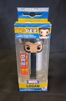 Marvel X-Men Logan: Funko POP! PEZ Logan Candy Dispenser New