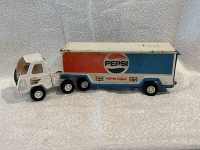 VINTAGE 1970'S BUDDY L PEPSI TRACTOR TRAILER TRUCK
