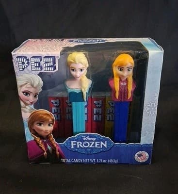 Disney Frozen Anna Elsa Pez Candy Dispenser Limited Edition Gift Box Rare