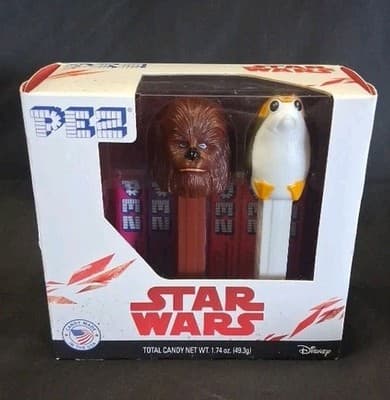 Star Wars: The Last Jedi Chewbacca & Porg PEZ Dispenser 2017