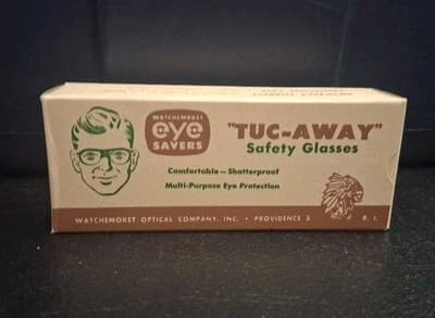Vintage 50s Safety Glasses Visor-Tuc