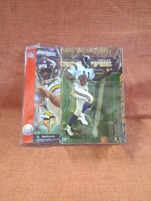 McFarlane Series 2 NFL Daunte Culpepper Vikings White Jersey Action Figure