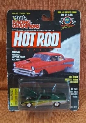 Racing Champions Hot Rod Magazine Issue 59 69 Chevy Camaro Diecast