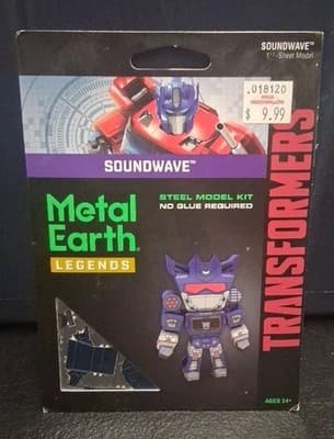 SOUNDWAVE Metal Earth LEGENDS 3D Model Kit TRANSFORMERS NEW Hasbro Robot