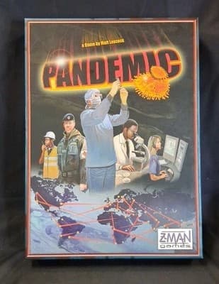 Pandemic (1st Edition) Board Game by Z-Man Games Open Box Sealed Contents