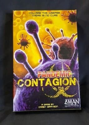 2014 Z-Man Pandemic Contagion Board Game - You Are The Disease, There is No Cure