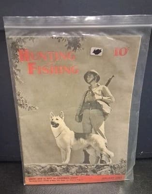 Hunting and Fishing Magazine - January 1943