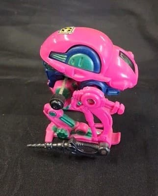 Vintage 1994 Wind Up Toy Power Workbot Robot Worker by New-Ray Novelty