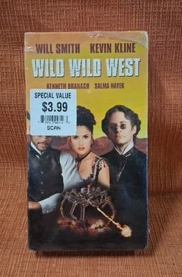 Wild Wild West (VHS, 1999) New, sealed. Will Smith, Salma Hayek, Kevin Kline