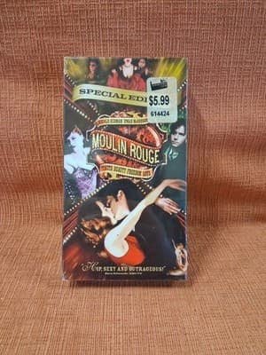 Moulin Rouge VHS, 2002, Special Edition Bonus Live MTV Performance New Sealed