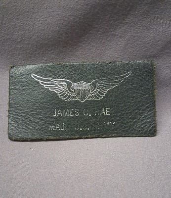 James C. Rae U.S. Army Patch Leather Used