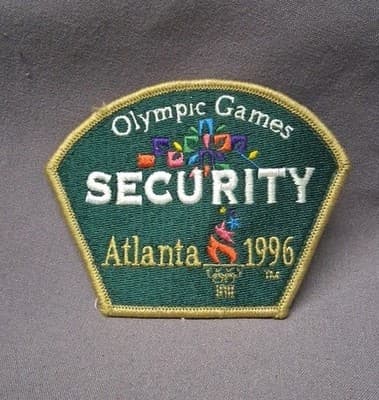 1996 Atlanta, Georgia Olympic Games Security Police Shoulder Patch GA