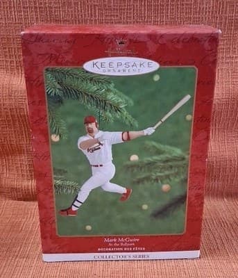 HALLMARK KEEPSAKE COLLECTOR’S SERIES 2000 MARK MCGWIRE BRAND NEW IN THE BOX