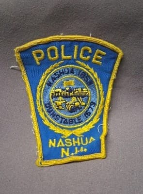 NH Nashua New Hampshire Police 5" Patch