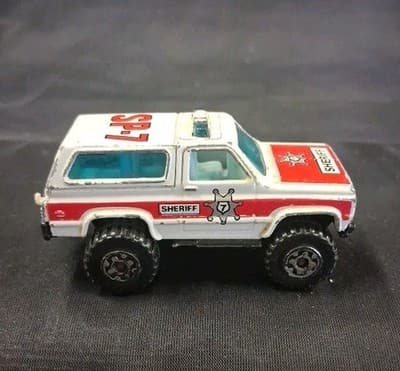 Matchbox 1983 Sheriff 4x4 Chevy Blazer SP-7 Truck Diecast Vintage