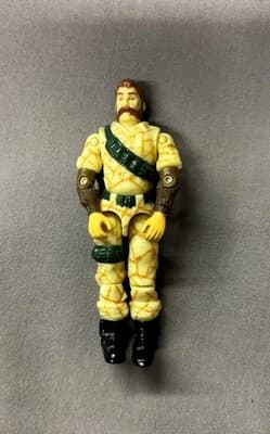 GI JOE ~ AMBUSH ~ 1990 V1 HASBRO 3.75” MILITARY JUNGLE RECON ACTION FIGURE