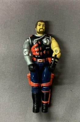 Vintage GI Joe Mercer V2 3.75" Action Figure 1991 Hasbro ARAH