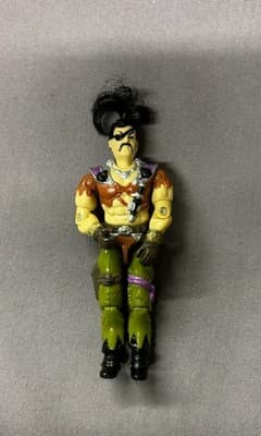 GI Joe Zanzibar V1 1987 Dreadnoks Cobra Vehicle Driver Loose Hasbro Figure