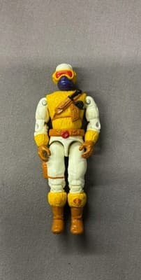 1991 V2. Vintage Hasbro G.I. Joe Cobra Snow Serpent Military Action Figure