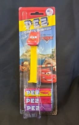 PEZ Cars Candy Dispenser Disney Pixar Lightning McQueen Collectible NEW in Box